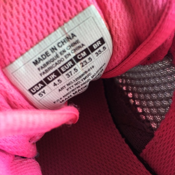 Under Armour Engage Ggs Charcoal/Pink/Silver - Picture 6 of 6